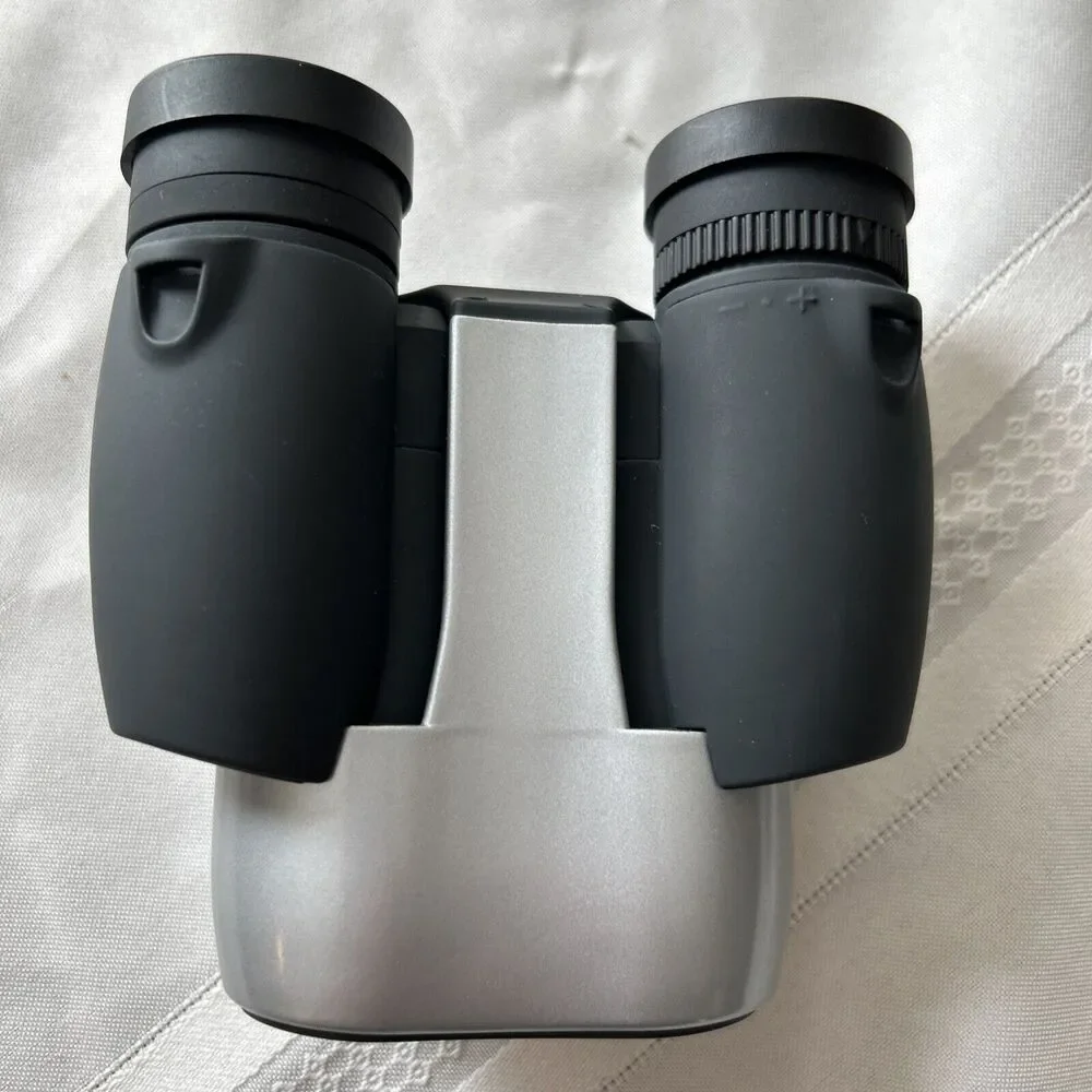 CStar Optics Zoom Binoculars Silver With Case And Lens Covers